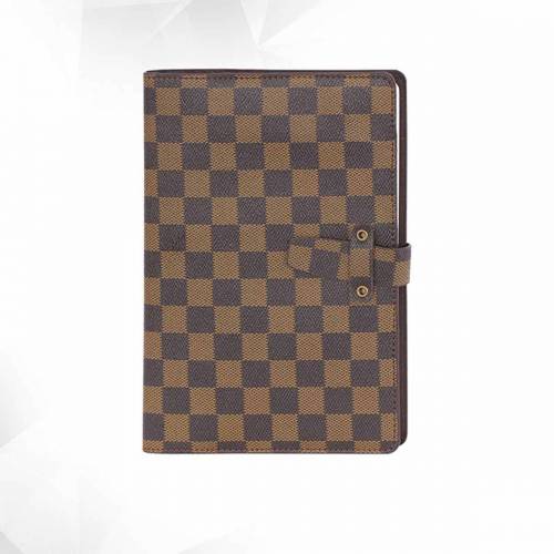 A5 Size Brown PU Hard Cover Notebook Glue Bound for Office Use Manufacturers in Delhi