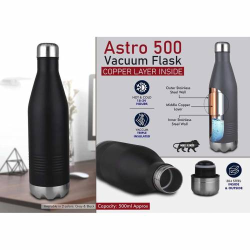 Astro 500 Vacuum Flask Copper Layer Inside Manufacturers in Delhi