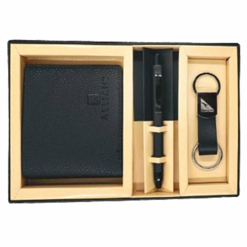 Black PINTIM Passport Holder Ideal for Corporate Gifting Manufacturers in Delhi