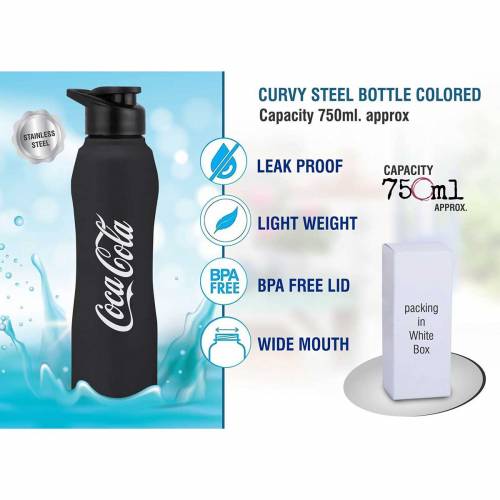 Black Stainless Steel Bottle Simple Design High Quality Manufacturers in Delhi