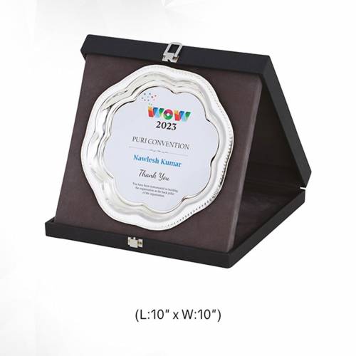 Black Wooden Memento Trophy Rectangular Shape Printed for Award Presentations 3736 Manufacturers in Delhi