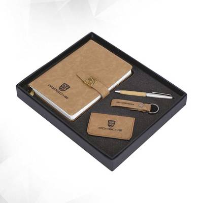 Brown Leather Combo Set 4 in 1 Gift Set Ideal for Corporate Gifting Manufacturers in Udyog Vihar