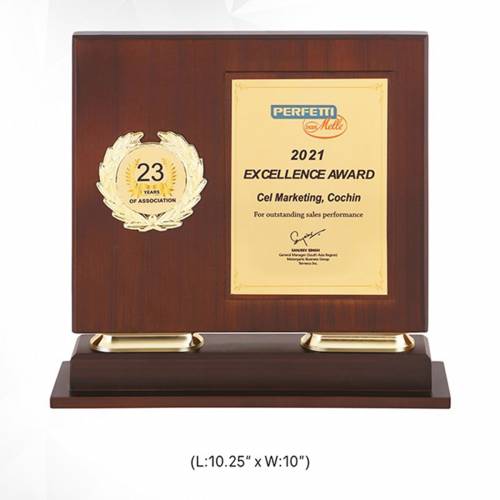 Brown Wooden Printed Award Rectangular Shape Custom Size Art and Collectible 3718 Manufacturers in Delhi
