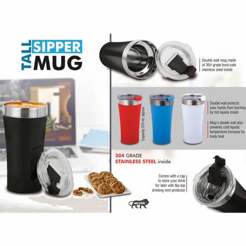 Ceramic Hotel Mug White Black Blue and Red Perfect for Hospitality Manufacturers in Delhi