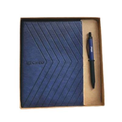 Corporate Gift Box Blue Diary and Pen Set Manufacturers in Udyog Vihar
