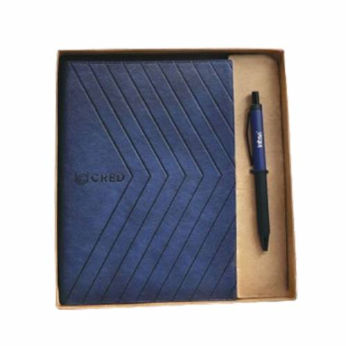 Corporate Gift Box Blue Diary and Pen Set Manufacturers in Delhi