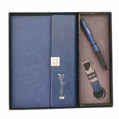 Custom Diary Pen and Keychain Set For Corporate Gifts Manufacturers in Udyog Vihar