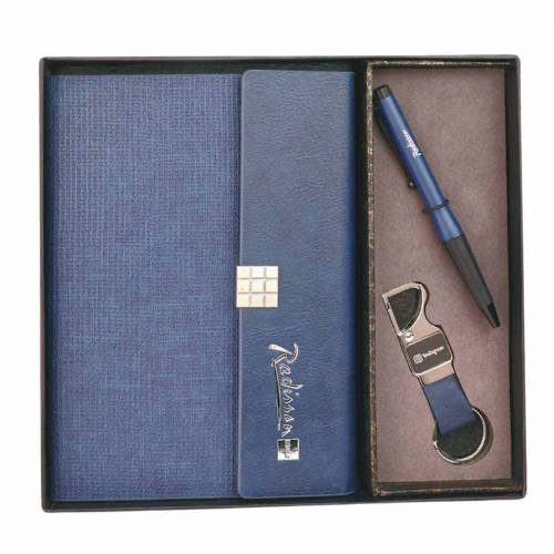 Custom Diary Pen and Keychain Set For Corporate Gifts Manufacturers in Delhi