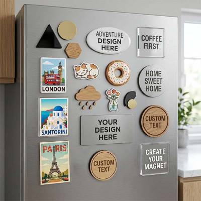 Custom Travel Fridge Magnets in Wood Acrylic Metal with Matte and Glossy Finish Manufacturers, Suppliers in Bhubaneswar