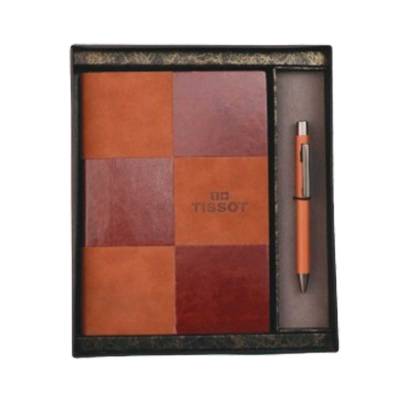 Customizable Brown Metal Diary and Pen For Corporate Gifting Manufacturers in Udyog Vihar