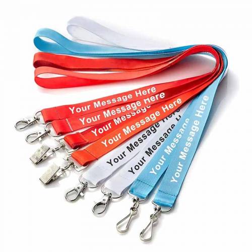 Customized Lanyards with Name Text Print for ID Badges and Events Manufacturers in Assam