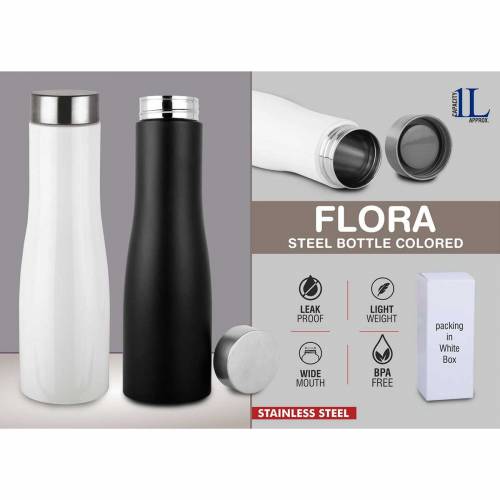 Flora Steel Bottle Colored Stainless Steel Manufacturers in Delhi