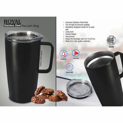 Leak Proof Black Stainless Steel Water Bottle Manufacturers in Delhi