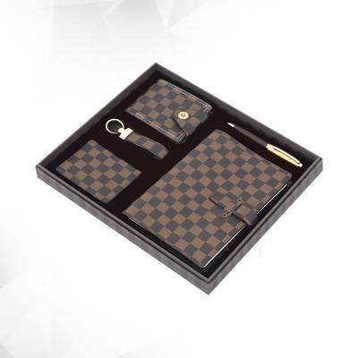 Leather 5 in 1 Wallet Key Chain and Pen Combo Set Perfect for Gifts Manufacturers in Udyog Vihar