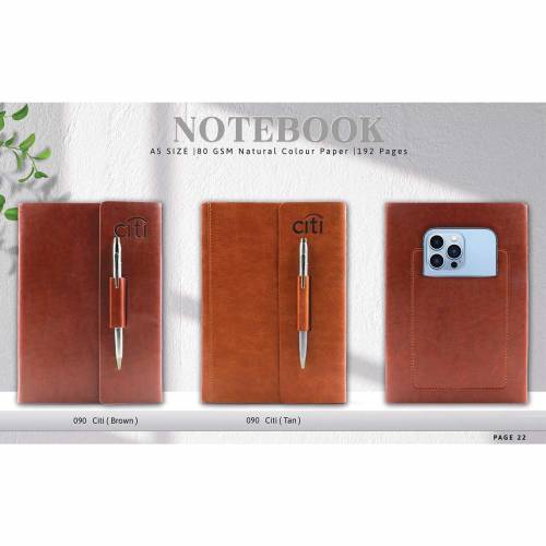 Leather Hard Bound Notebook Office Use Paper Material Manufacturers in Delhi