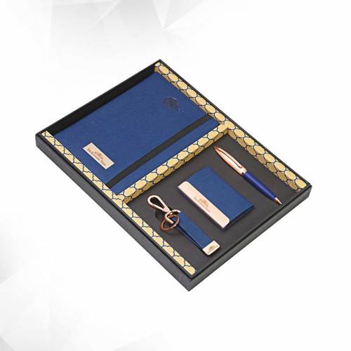 Luxury Leather Visiting Card Holder with Key Chain Rectangular Shape Perfect Corporate Gift Manufacturers in Delhi