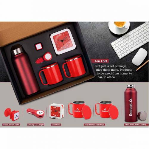 Luxury Red Leather Promotional Gift Set Ideal for Corporate Gifting Manufacturers in Delhi