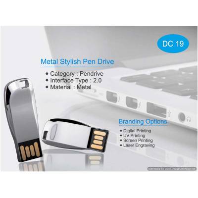 Metal Stylish Pendrive Black Color Perfect for Office Home and College Use Manufacturers in Chandigarh