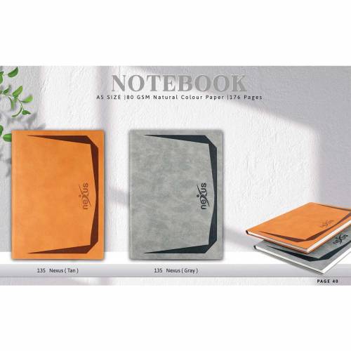 PU Cover Black Notebook Corporate Gifting Solution For Smooth Writing Experience Manufacturers in Delhi