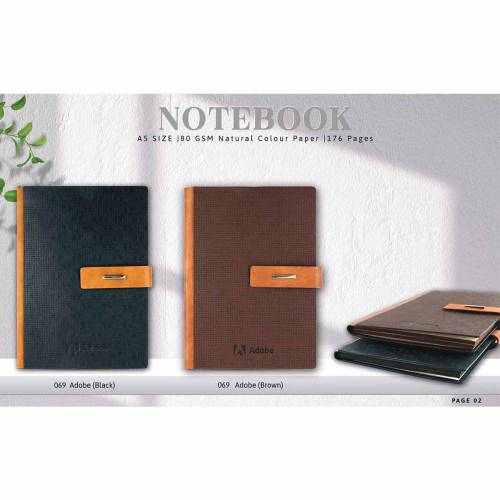 PU Cover Soft Cover Notebook Single Line Ruling For Office Use Manufacturers in Delhi