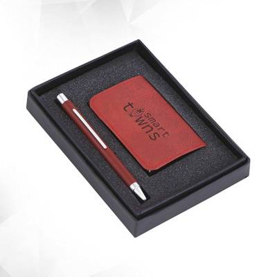 Premium 2 In 1 Pen and Card Holder Set For Business Gifting Manufacturers in Udyog Vihar