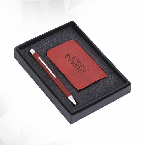 Premium 2 In 1 Pen and Card Holder Set For Business Gifting Manufacturers in Delhi