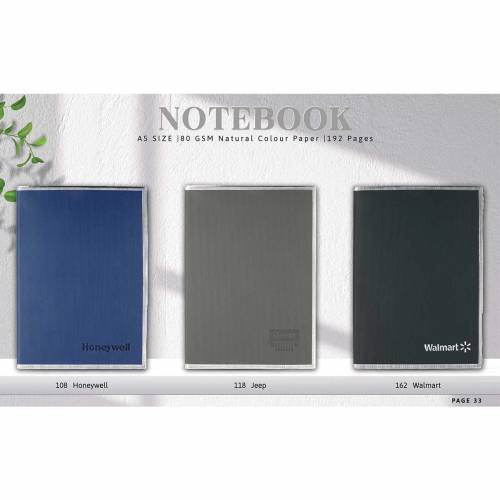 Premium A5 Office Diary Blue Grey Black Customisable For Gifts Manufacturers in Delhi