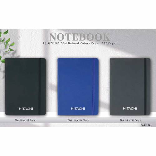 Premium A5 PU Leather Soft Cover Notebook 1192 Pages Single Line Ruling Perfect Bound Manufacturers in Delhi