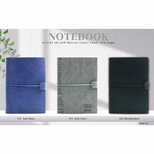 Premium A5 Rectangular Cork Notebook Blue Black Grey Manufacturers in Delhi