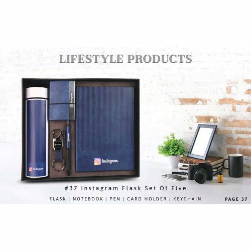 Premium Blue Flask Business Gifting Box Perfect for Corporate Gifts Manufacturers in Delhi
