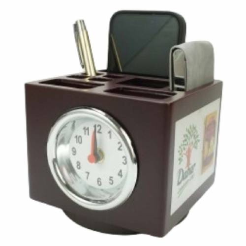 Premium Maroon Color Revolving Pen Stand for Office Use Manufacturers in Delhi