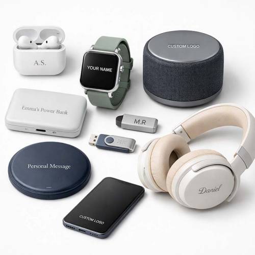 Premium Personalised Tech Accessories with Logo Print for Corporate Gifts Manufacturers in Delhi