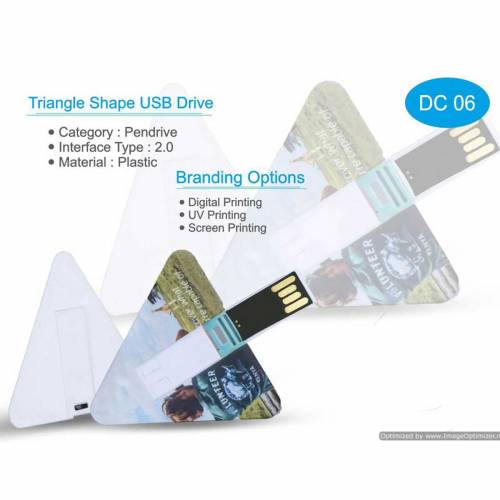 Premium Triangle Shape Pendrive Ideal for Promotional Gifts Manufacturers in Delhi