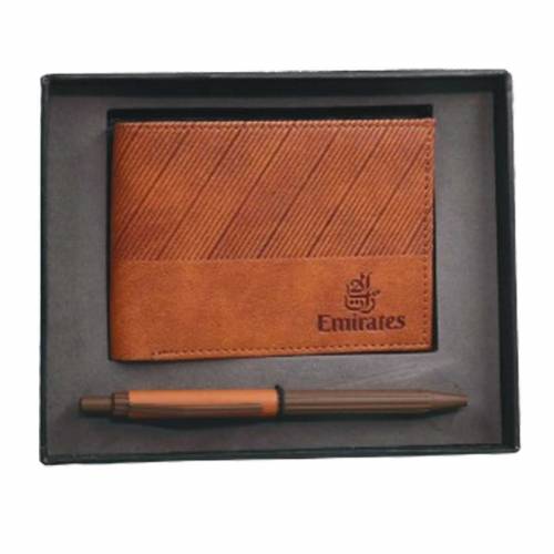 Promotional Custom PU Wallet And Metal Pen Set Manufacturers in Delhi