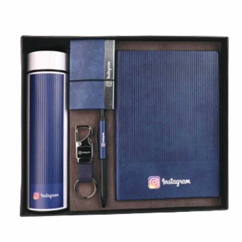 Promotional Customizable Bottle Card Holder Keychain Pen 5 In 1 Diary Gift Set Manufacturers in Delhi