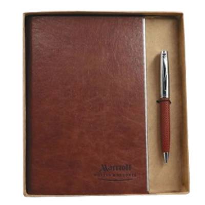 Promotional Customizable PU Notebook Metal Pen Gift Set Manufacturers in Udyog Vihar