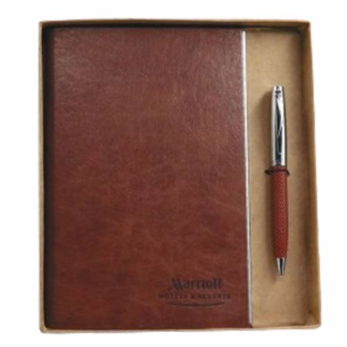 Promotional Customizable PU Notebook Metal Pen Gift Set Manufacturers in Delhi