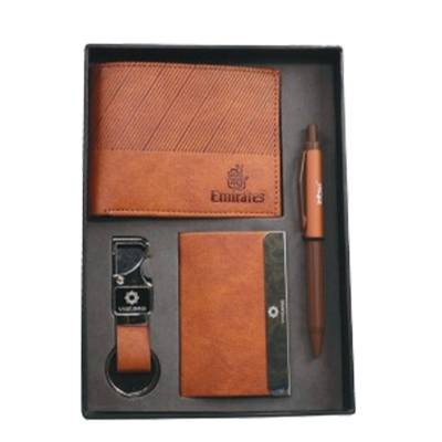 Promotional Customizable Wallet Pen Card Holder Keychain Gift Set Manufacturers in Udyog Vihar