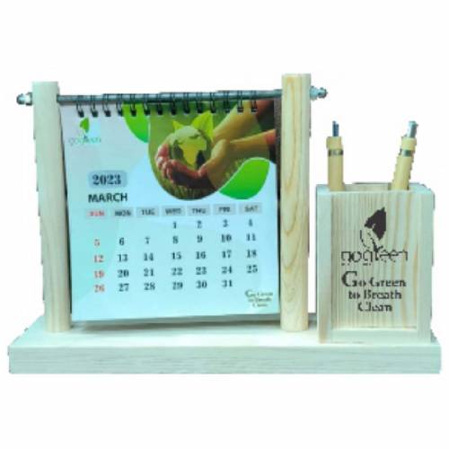 Screen Printed Wooden Table Stand for Corporate Gifting Manufacturers in Delhi