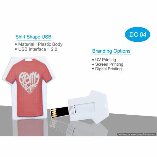 Shirt Shape Pendrive Perfect for Promotional and Corporate Gifts Manufacturers in Delhi
