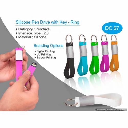 Silicone Pendrive with Ring Perfect for Corporate Gifts Manufacturers in Delhi