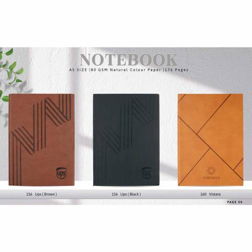Soft Cover A5 Notebook Single Line Ruling For Gifting Manufacturers in Delhi