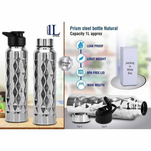 Stainless Steel Sports Bottle with Sipper Cap Simple Leak Proof Design Manufacturers in Delhi