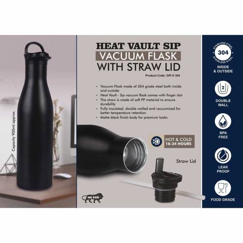 Stainless Steel Vacuum Flask Double Wall Copper Layer Inside Ideal for Gifts Manufacturers in Delhi