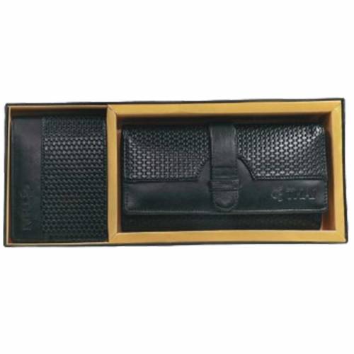 Stylish Black Genuine Leather Wallet Perfect for Gifts Manufacturers in Delhi