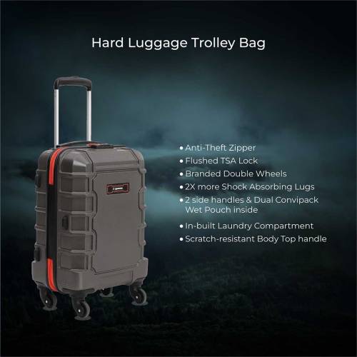 Trolley Bag with 4 Plastic Wheels Durable Polycarbonate Material Ideal for Gifts and Home Use Manufacturers in Delhi