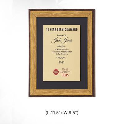 Wooden Certificate Plaque Memento Trophy 3703 Manufacturers in Ghaziabad