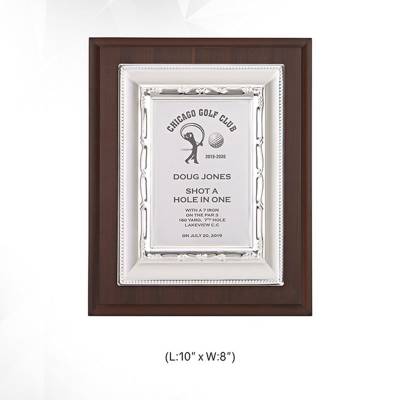 Wooden Memento Trophy Brown Square Shape with Customized Logo for Award Ceremonies 3737 Manufacturers in Ghaziabad