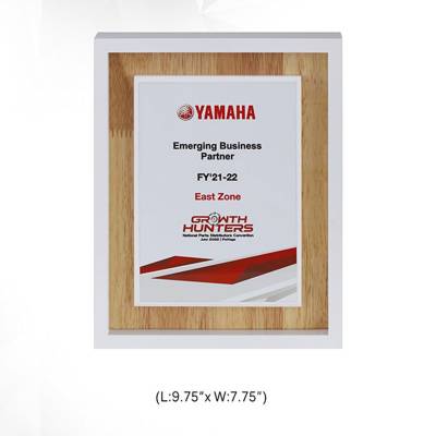 Wooden Memento Trophy Printed Design for Office Use 3721 Manufacturers in Ghaziabad