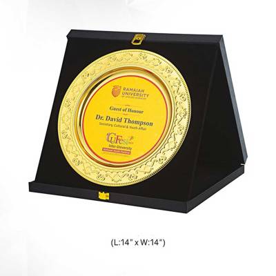 Wooden Trophy Black Rectangular Shape Printed for Award Ceremonies 3740 Manufacturers in Ghaziabad